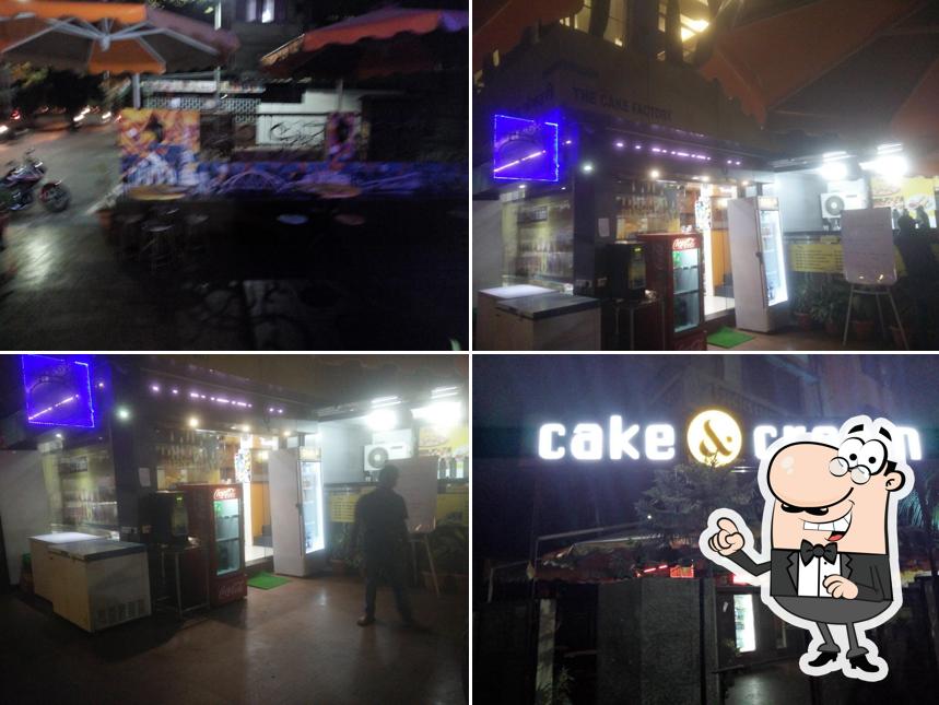 Check out how The Cake & Cream Factory looks outside