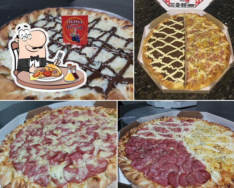No Diana Rocio pizza, você pode provar pizza