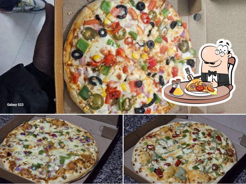 Try out various types of pizza