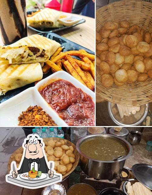 Food at Goli Vada Pav