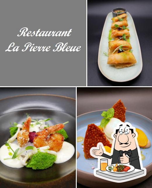 Plats à La Pierre Bleue