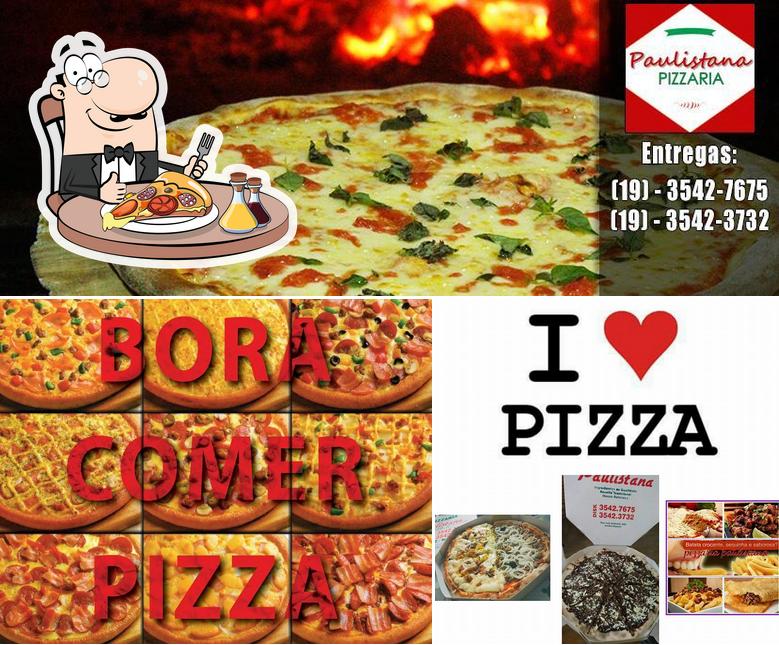 Consiga pizza no Pizzaria Paulistana