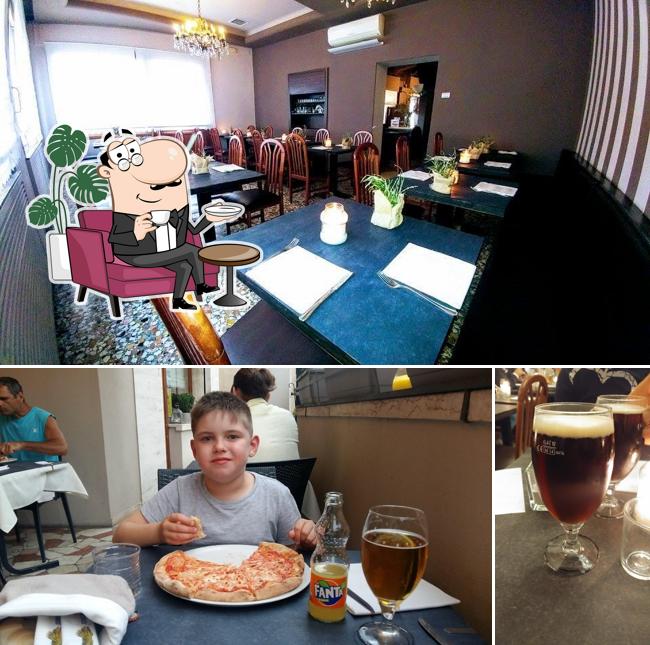 La immagine di interni e birra da Pizzeria Ristorante Alla Grotta