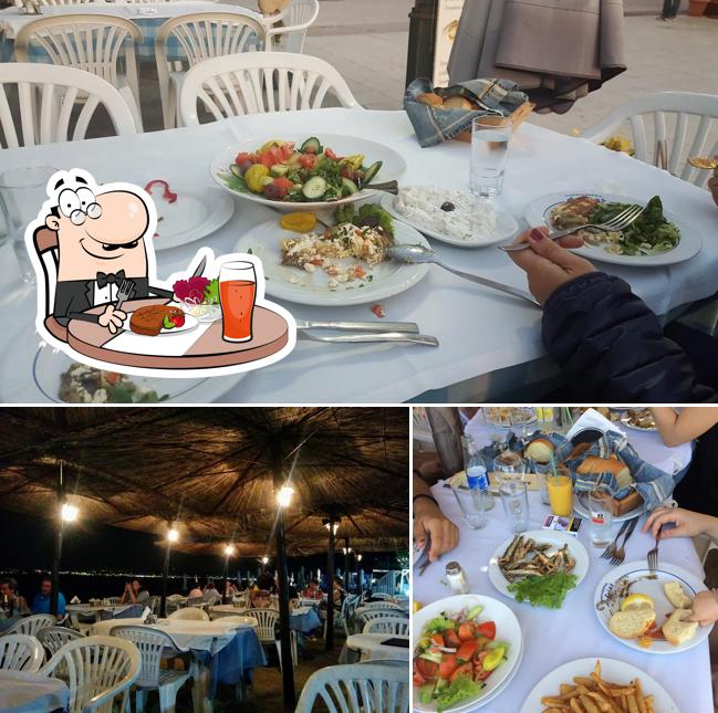 Mira las fotos donde puedes ver comedor y comida en Andreas Fish Tavern