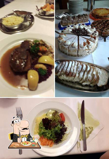Еда в "Gasthaus Rössle"