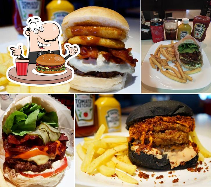 Experimente um hambúrguer no History Burger