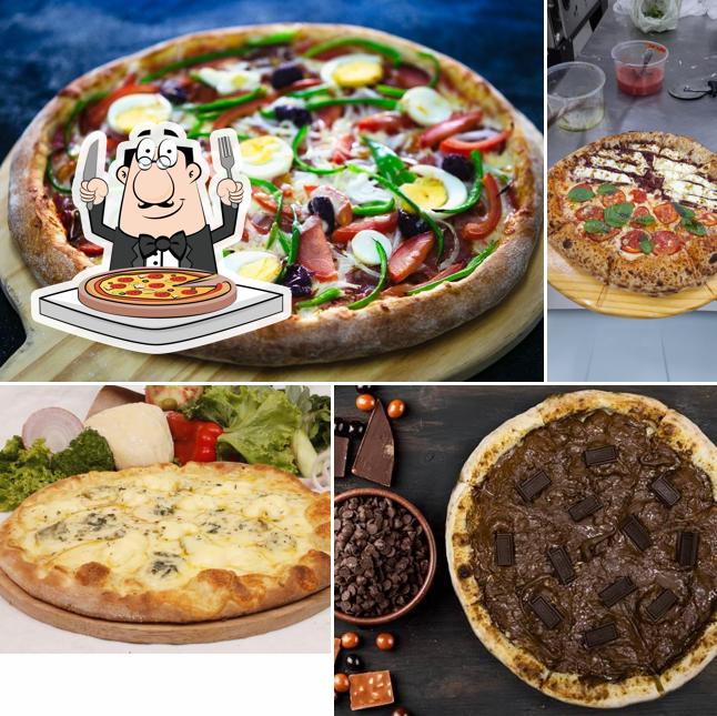 Peça diversos variedades de pizza