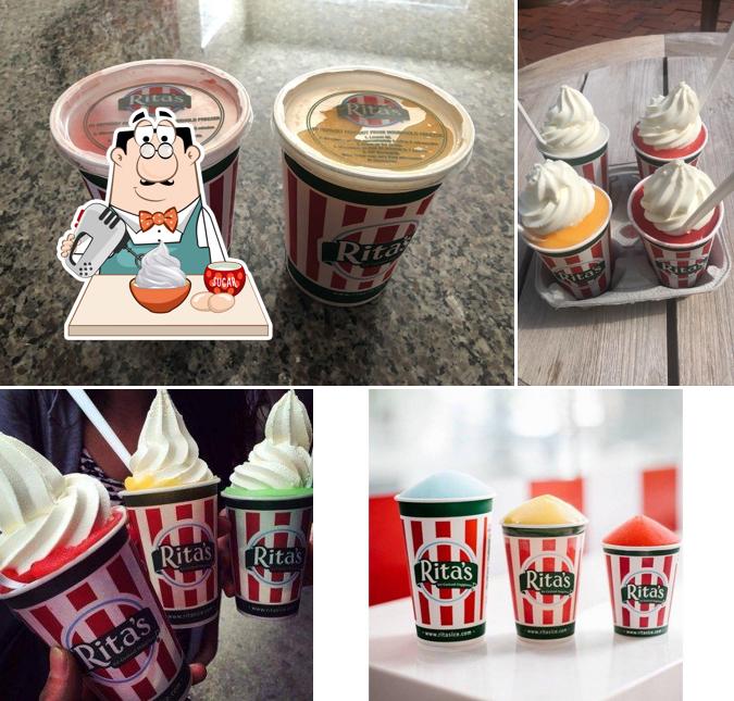 Don’t forget to try out a dessert at Rita's Italian Ice & Frozen Custard