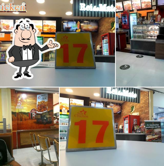 O interior do Star Chicken