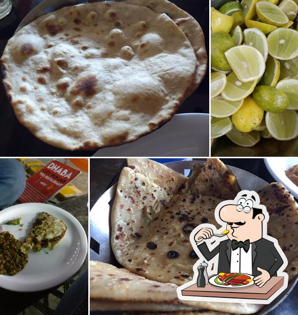 Meals at Dhaba City Punjab