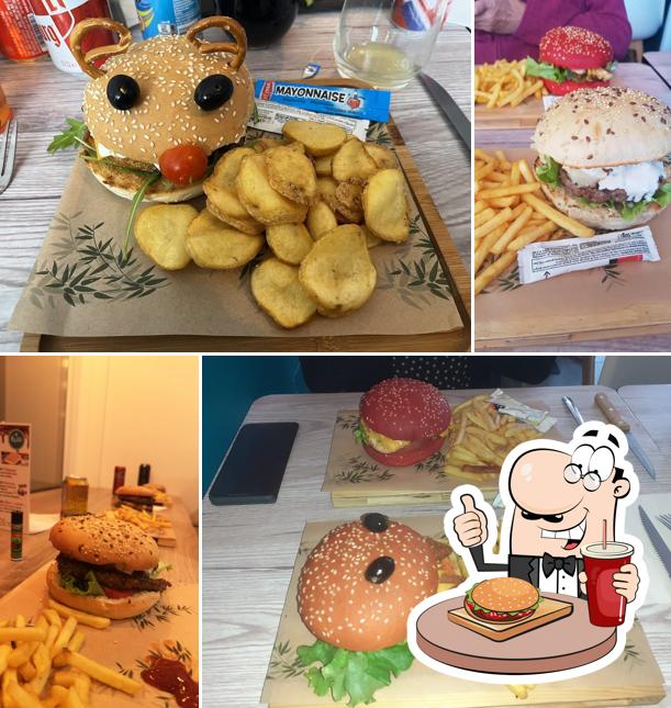 Faites-vous plaisir avec un hamburger à Le Gou'Thé d'Alex & Mél