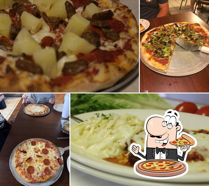 Order pizza at Portofino