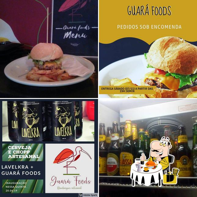 O Guara Foods se destaca pelo comida e bebida