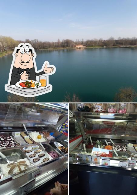La foto di cibo e esterno da Gelateria La Voglia Pazza