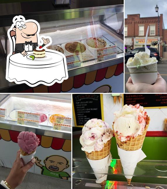 Jay's Ice Cream & Sunshine's Gelato propose un nombre de plats sucrés