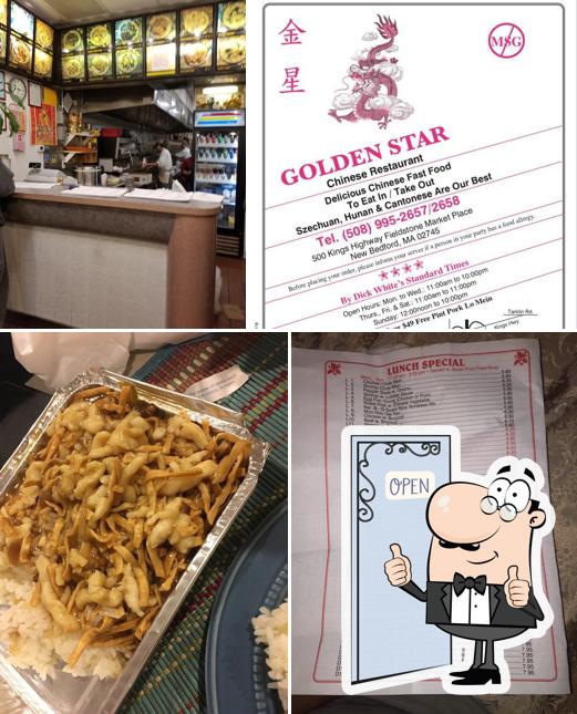 Golden Star Restaurant, 500 Kings Hwy in New Bedford Restaurant menu