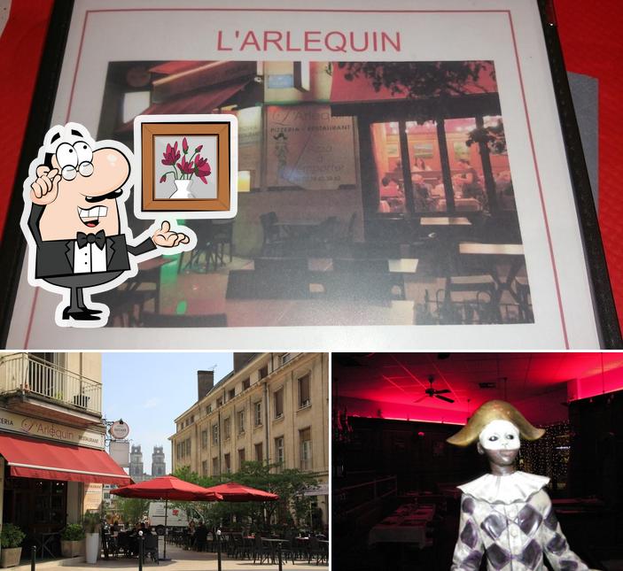 L'intérieur de L'Arlequin