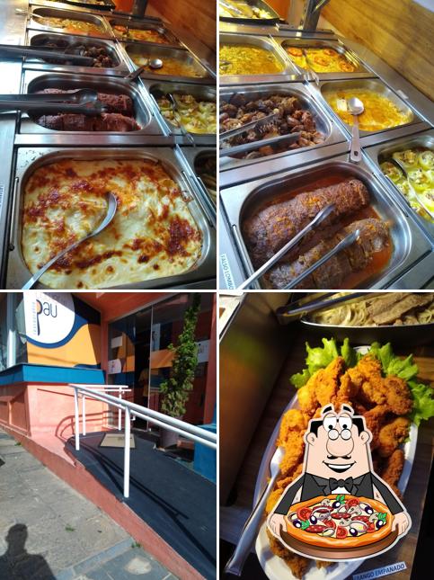 Experimente pizza no Restaurante Colher de Pau