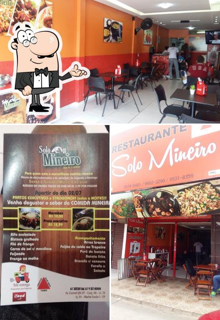 O interior do Restaurante Solo Mineiro