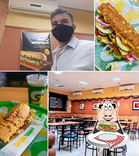 Clube sanduíches em Subway