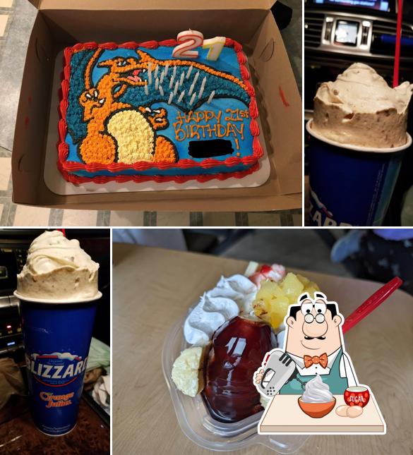Dairy Queen Grill & Chill serves a variety of sweet dishes