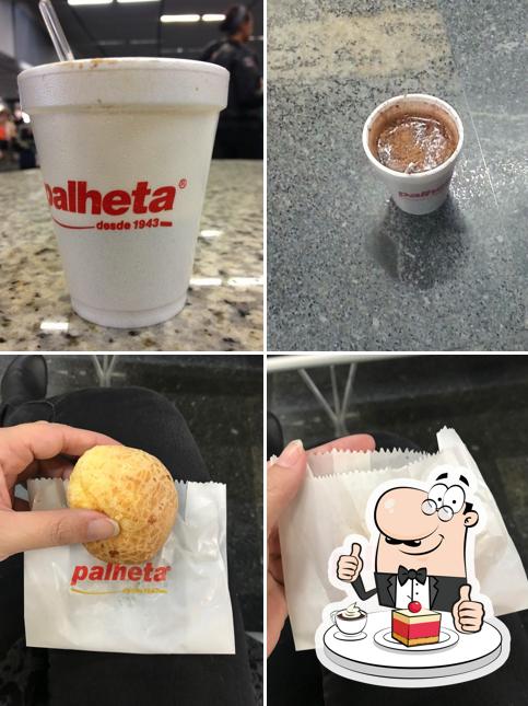 Palheta Cafeteria - Air Café provê uma variedade de pratos doces