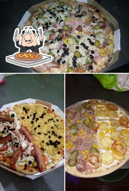 Consiga diferentes tipos de pizza