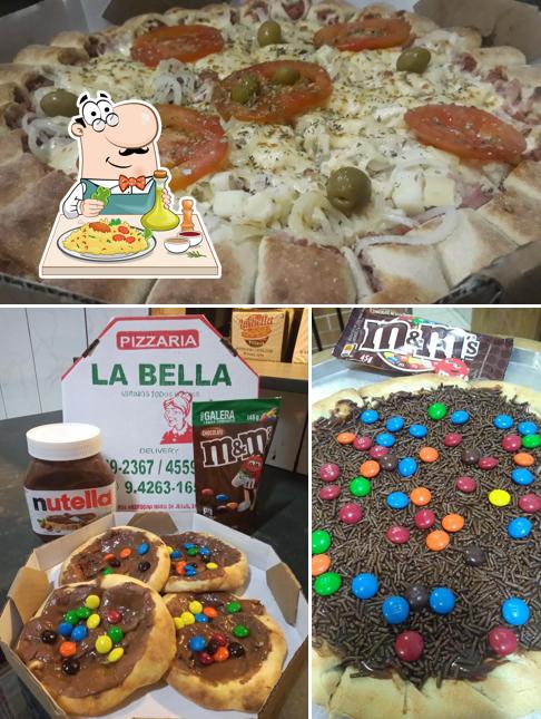 Comida em Pizzaria La Bella