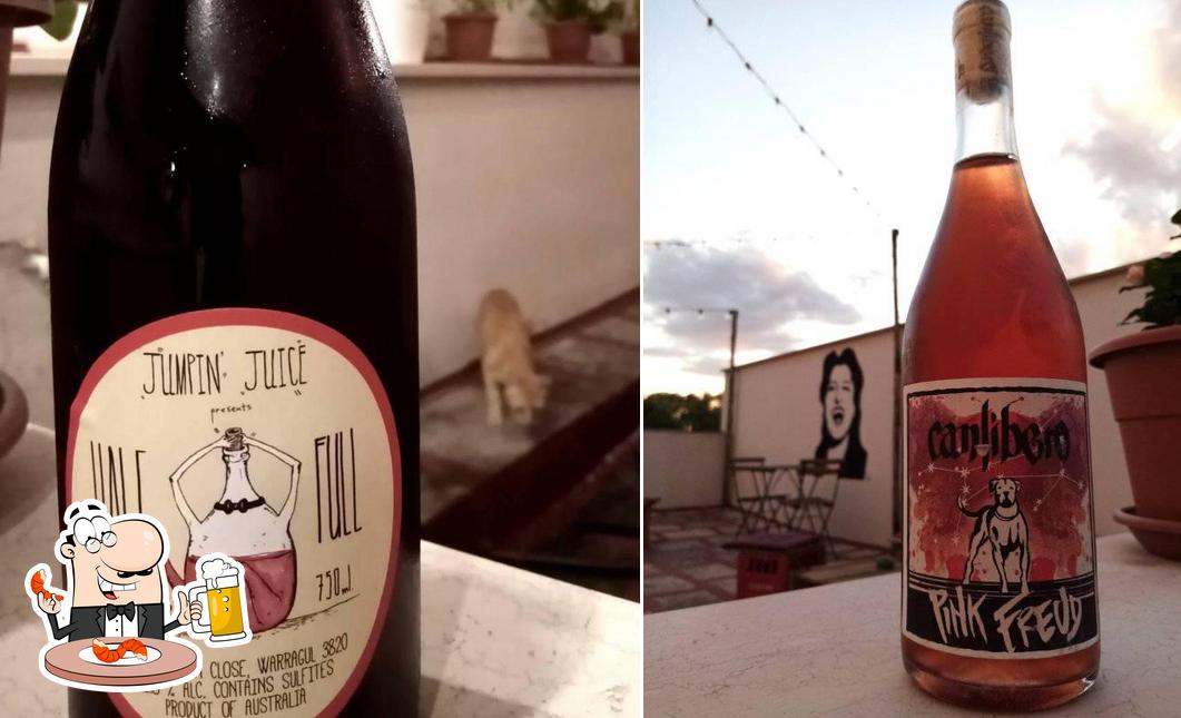 Puoi goderti un rinfrescante bicchiere di birra chiara o scura