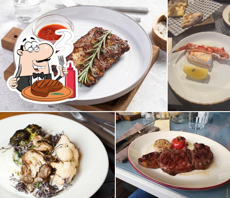 Get meat meals at Rusalka