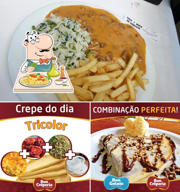 Comida em Bon Creperie