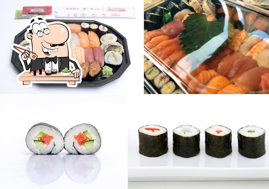 Commandez différentes options de sushi