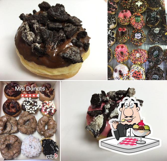 Mrs. Donuts offers a variety of desserts