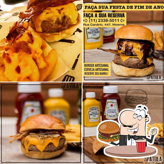 Os hambúrgueres do Spatula Burger e Beer irão satisfazer diferentes gostos