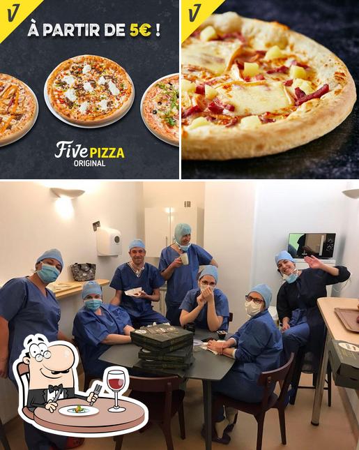 La photo de la nourriture et intérieur de Five Pizza Original - Troyes’s