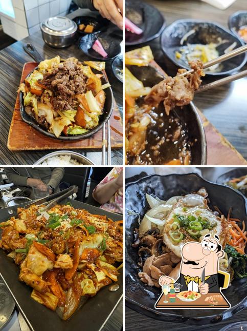 Food at Arang Korean Restaurant