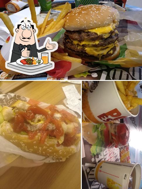 Comida em Burger King