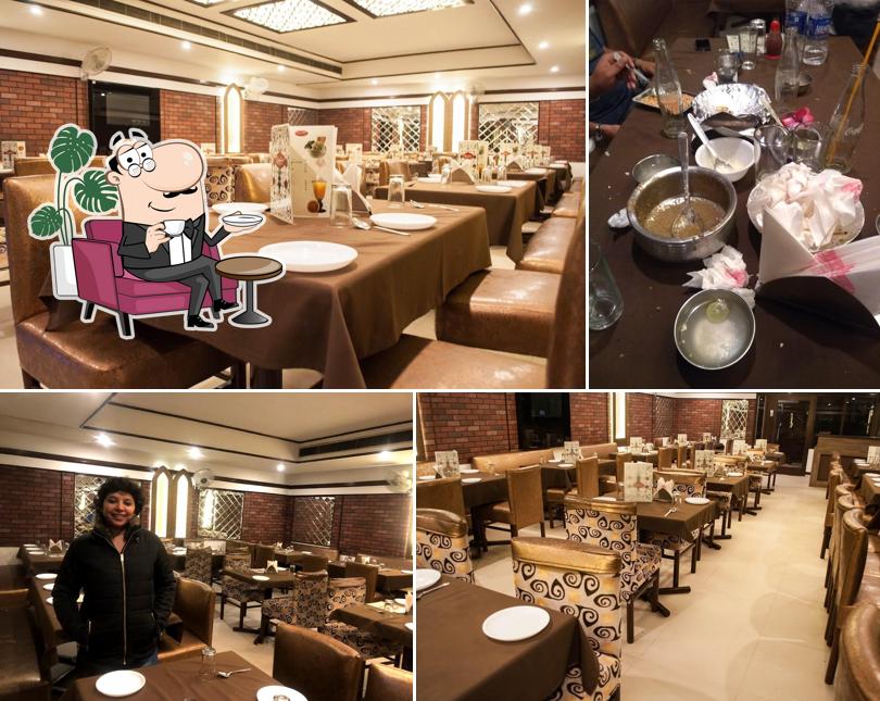Take a seat at one of the tables at Chawla Chicken