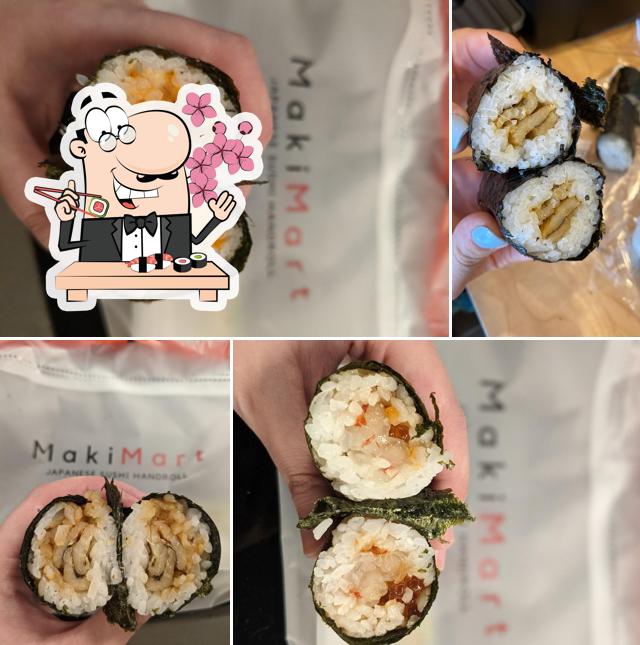 Les sushi sont disponibles à Maki Mart