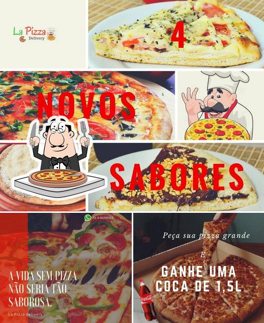 Consiga diferentes variedades de pizza