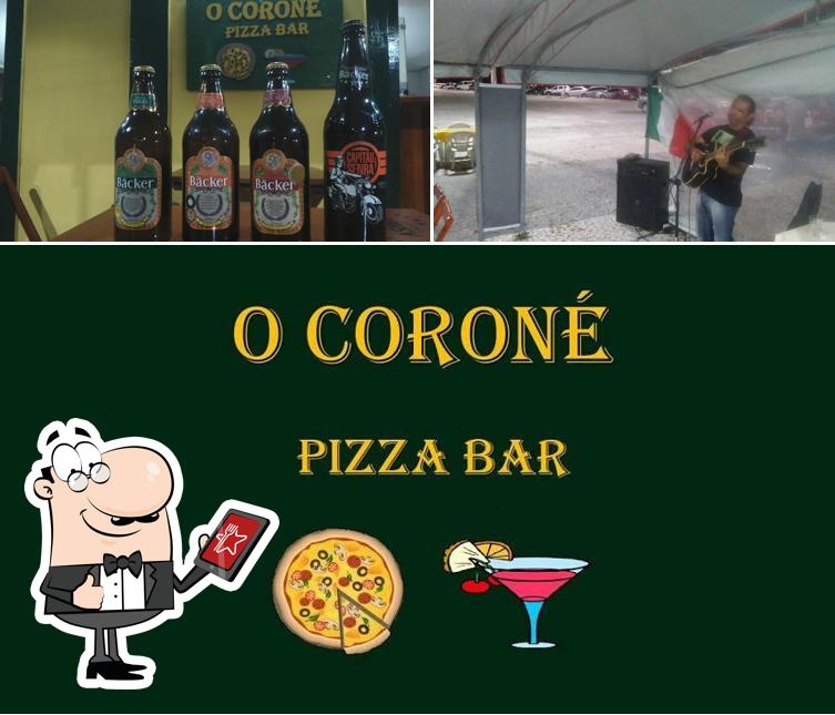 O exterior do O Coroné Pizza Bar