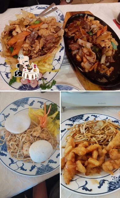 Essen im Restaurant Mandarin