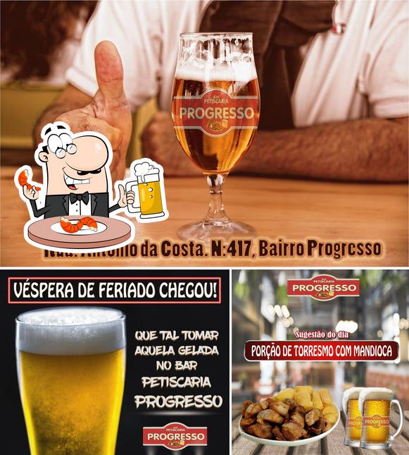 Você pode tomar um copo de cerveja leve ou escura