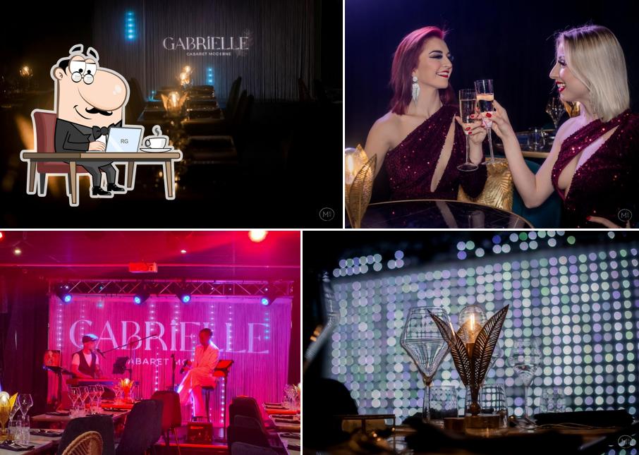 L'intérieur de Cabaret Gabrielle