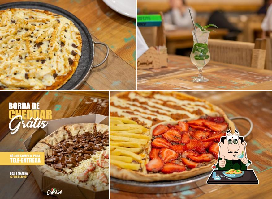 Comida em Cavalini Pizzaria e Petiscaria