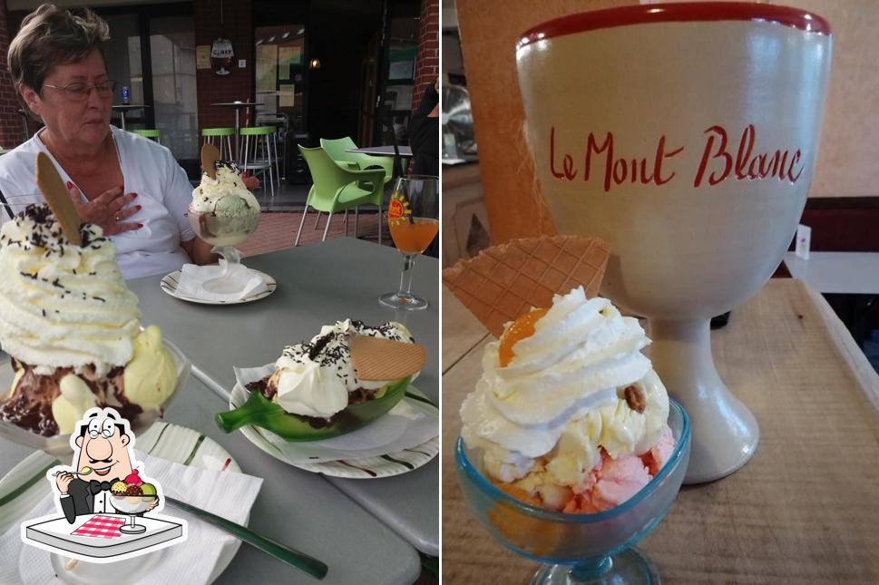 Le Mont Blanc sert un nombre de plats sucrés