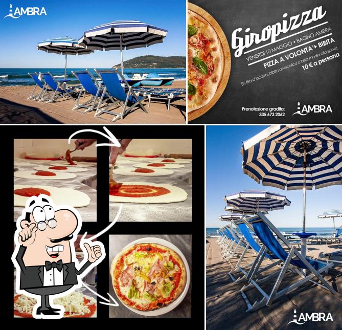 Dai un’occhiata alla immagine che raffigura la interni e cibo di Ristorante Ambra
