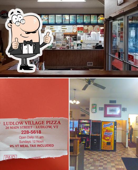 Here's a photo of Ludlow Village Pizza