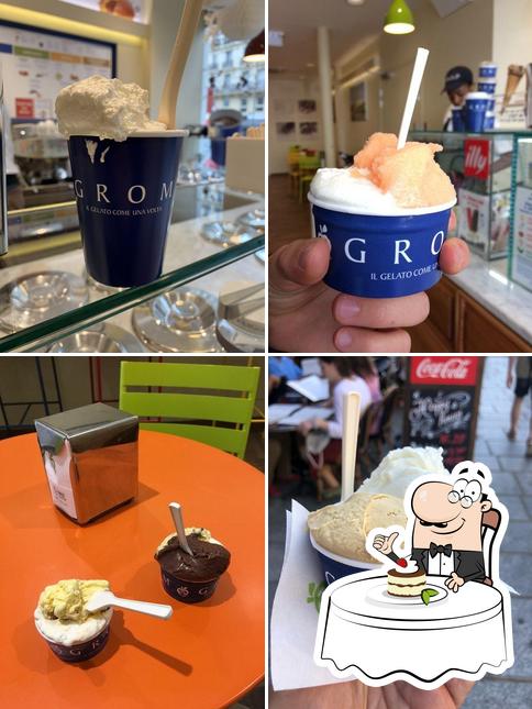 Grom offers a range of desserts