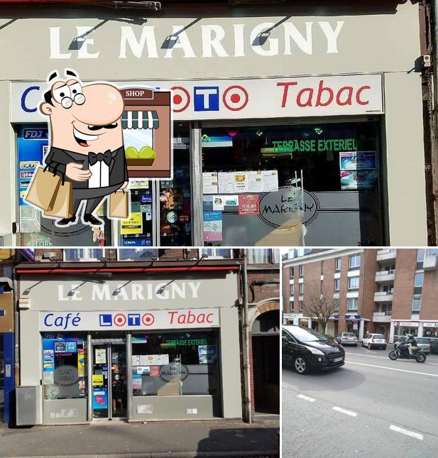 L'extérieur de Le Marigny